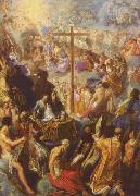 Adam Elsheimer The Exaltation of the Cross from the Frankfurt Tabernacle oil on canvas